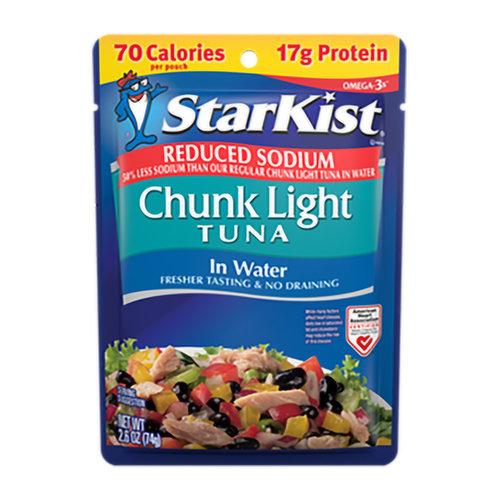 Starkist Chunk Light Tuna in Water, Low Sodium