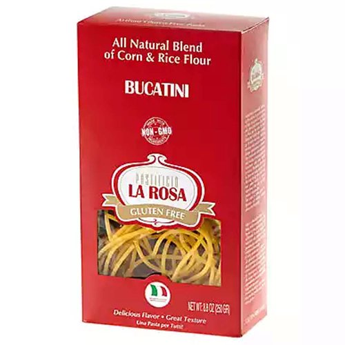 La Rosa Gluten Free Bucatini Corn & Rice Pasta, 8.8 Ounce