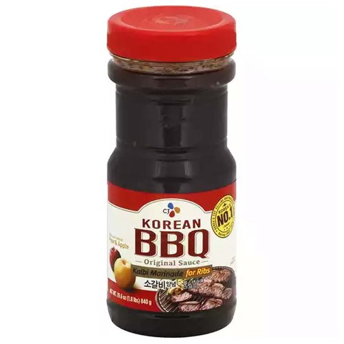 CJ Korean Original BBQ Sauce, Kalbi Marinade for Ribs