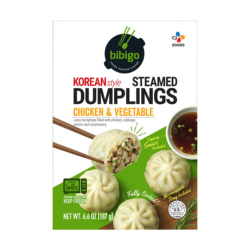 Bibigo Steamed Dumplings - Chicken and Vegetable