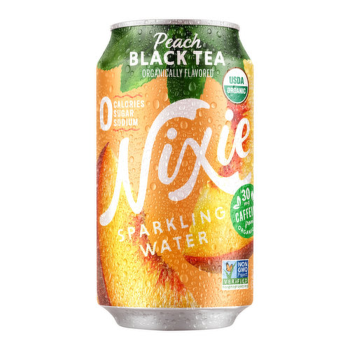 Nixie Peach Black Tea Sparkling Water (Single)