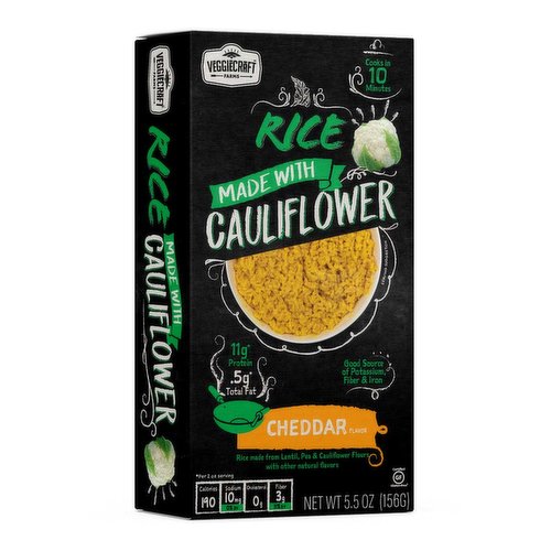 Veggiecraft Cauliflower Rice Cheddar