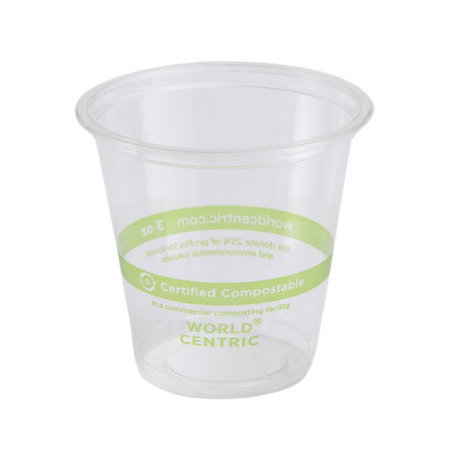 World Centric Clear Cup 3 Oz