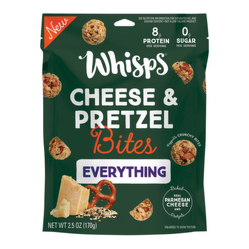 Whisps Everything Cheese & Pretzel Bites