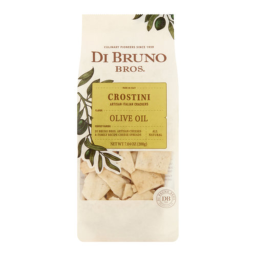 Di Bruno Crostini Olive Oil Artisan Italian Crackers