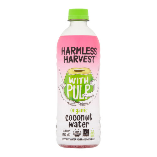 Harmless Harvest Organic Coconut Water with Pulp