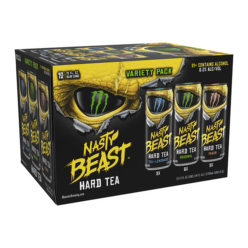 Nasty Beast Hard Tea Variety (12-pack)