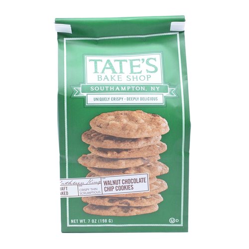 Tate's Cookies, Chocolate Chip, Walnut