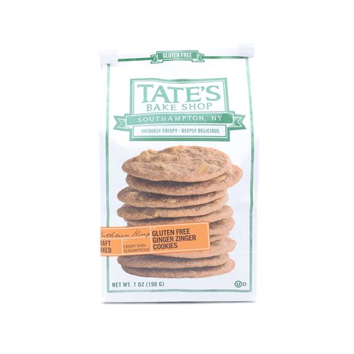 Tate's Ginger zinger Cookies, Gluten free