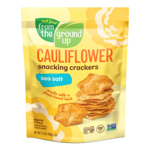 From The Ground Up Cauliflower Cracker Sea Salt