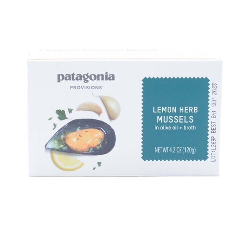 Patagonia Mussels, Lemon Herb