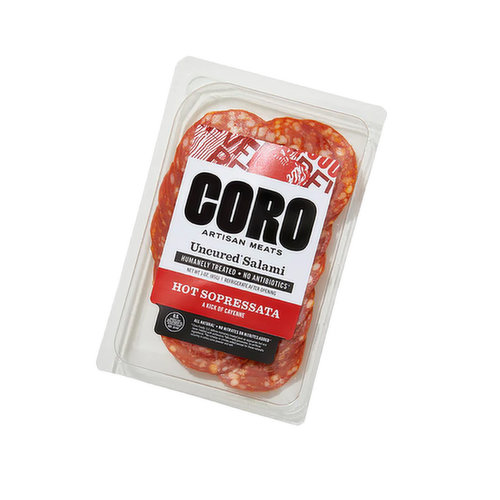 Coro Uncured Hot Sopressata