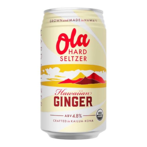 Ola Hard Seltzer Hawaiian Ginger