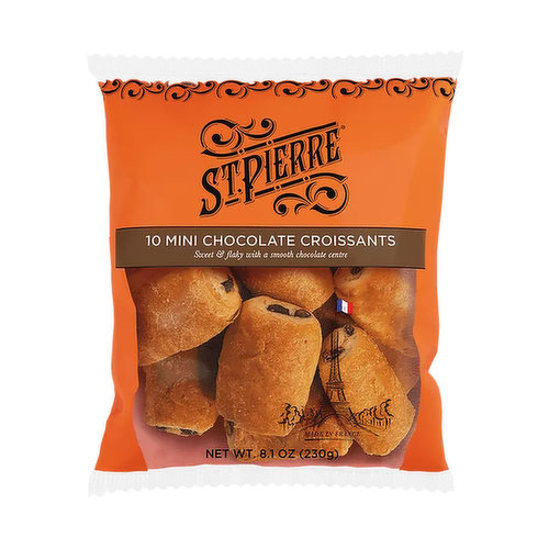 St. Pierre Mini Chocolate Criossants (10-pack)
