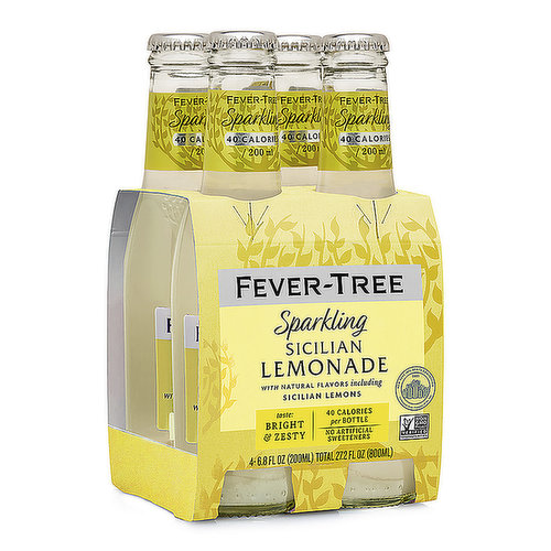 Fever Tree Sparkling Sicilian Lemonade (4-pack)