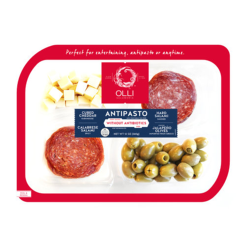 Olli Cheddar Calabrese Jalapeno Olive Antipasto Plate