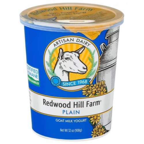 Yogurt, Plain, Berle Farm, Glass Jar 12/32oz – Regional Access