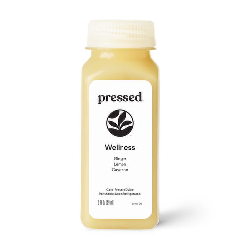 Pressed Juicery Shot Wellness - Ginger, Lemon, Cayenne