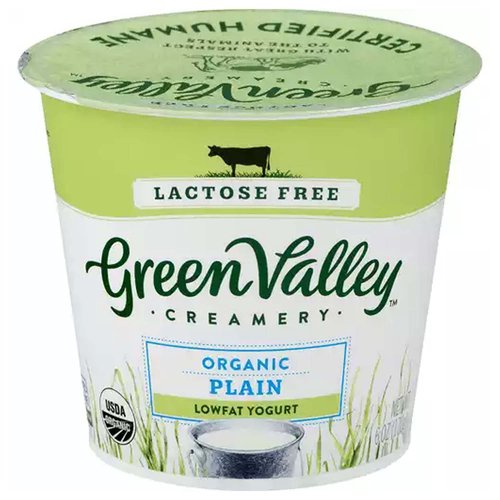 Green Valley Organic Low-Fat Yogurt, Plain