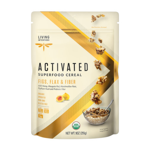 Living Intentions Superfood Cereal Figs Flax & Fiber