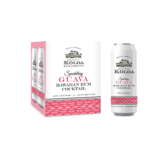 Koloa Sparkling Guava (4-pack)