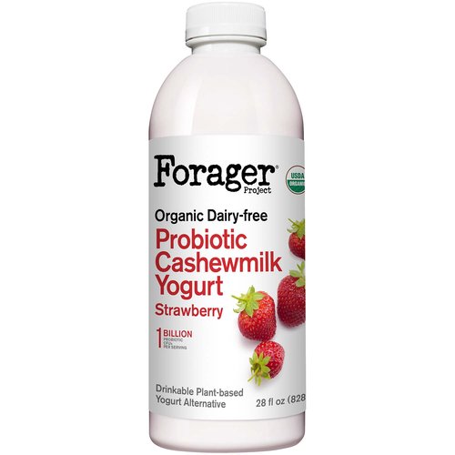 Forager Project Organic Strawberry Probiotic Cashewmilk Dairy Free Yogurt