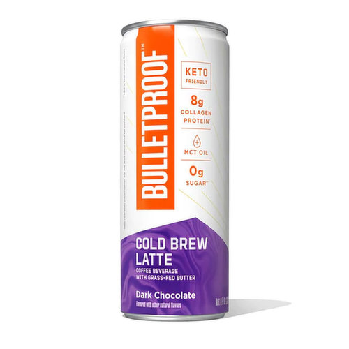 Bulletproof Collagen Cold Brew Coffee, Dark Chocolate