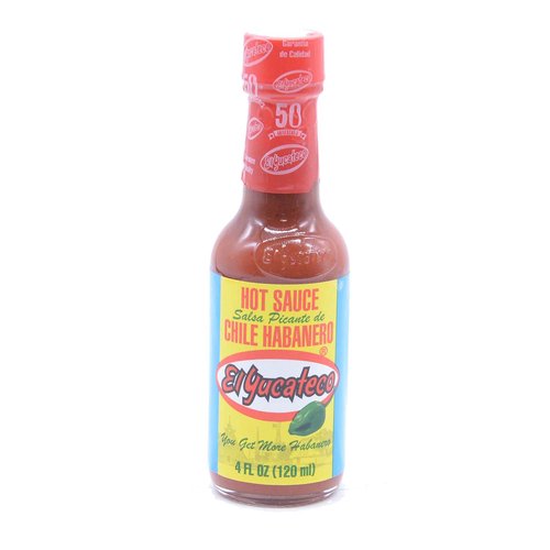 El Yucateco Hot Sauce Red Chile Habanero 1273