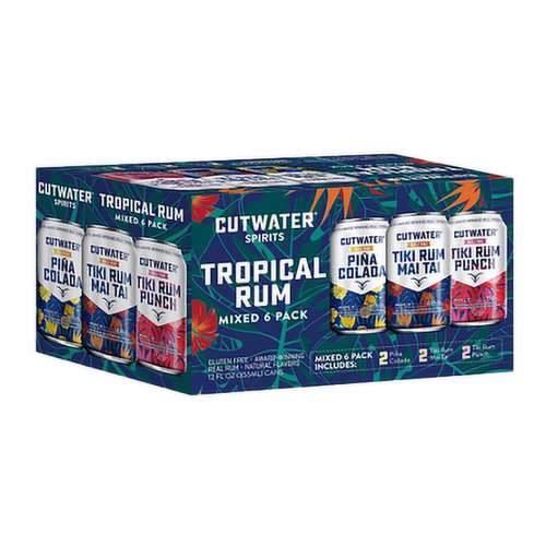 Cutwater Tropical Rum Mixed (6-pack)