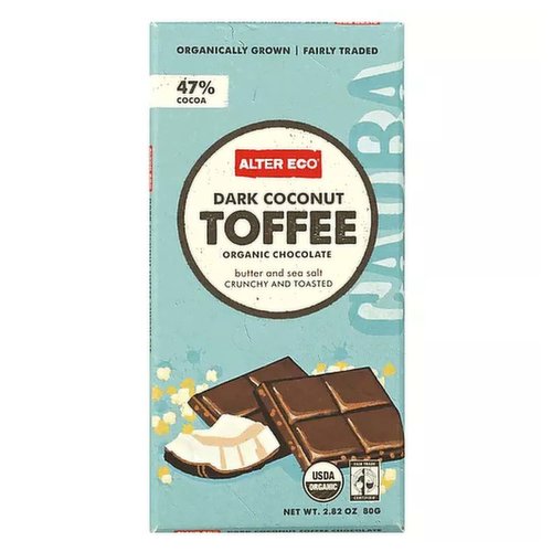 Alter Eco Dark Chocolate Coconut Toffee
