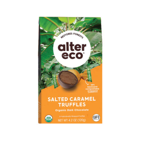 Alter Eco Truffles Dark Chocolate Caramel