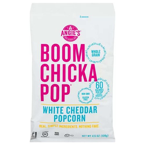 Angie's Boom Chicka Pop Popcorn, White Cheddar