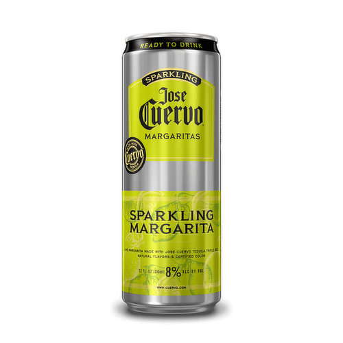 Jose Cuervo Lime Sparkling Margarita Ready To Drink Cans (Single)