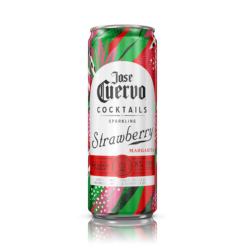 Jose Cuervo Sparkling Strawberry Margarita (Single)