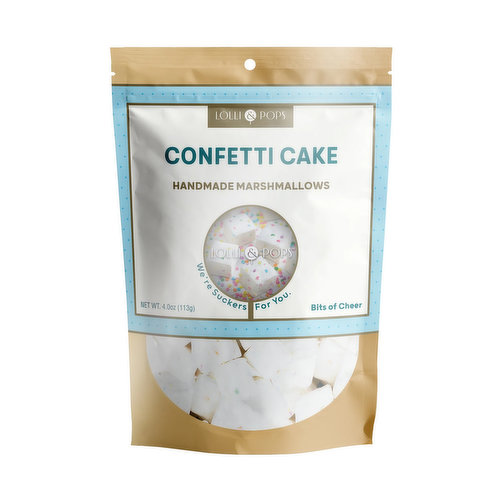 Lolli and Pops Marshmallows Confetti Cake