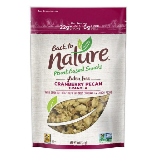 Back To Nature Granola, Cranberry Pecan