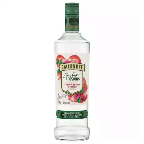 Smirnoff Zero Sugar Infusions, Strawberry & Rose