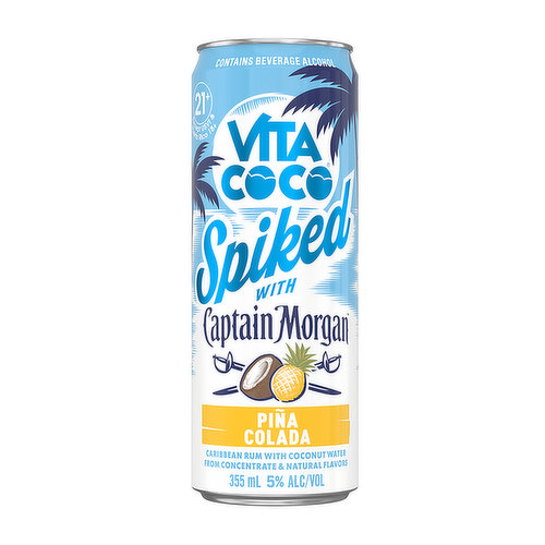 Vita Coco Captain Morgan Pina Colada (4-pack)