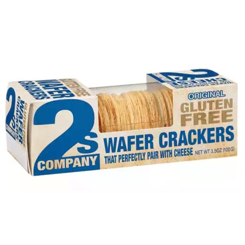 2S Company Wafer Crackers, Original, Gluten Free
