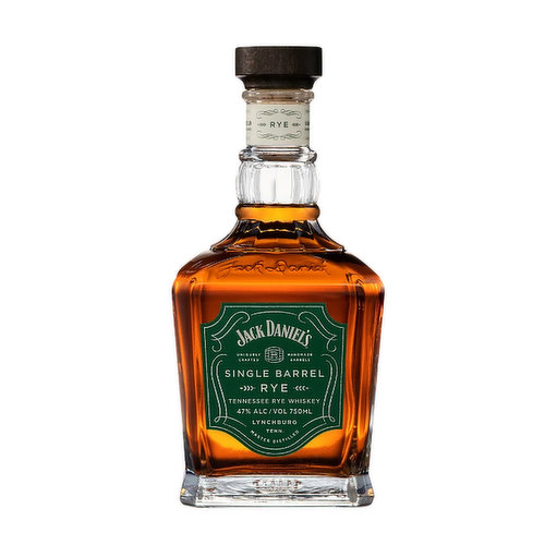 Jack Daniel's Barrel Proof Single Barrel Rye Whiskey