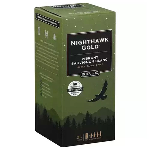 Nighthawk Gold Vibrant Sauvignon Blanc, Bota Box 