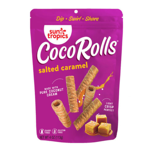 Sun Tropics Coconut Rolls Salted Caramel