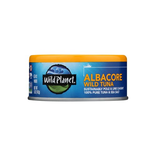 Wild Albacore Tuna Fish by American Tuna - No Salt Added, Wild Caught, MSC  Certified, and One-by-One Pole Caught | (6) 6 Ounce Cans | Super Premium