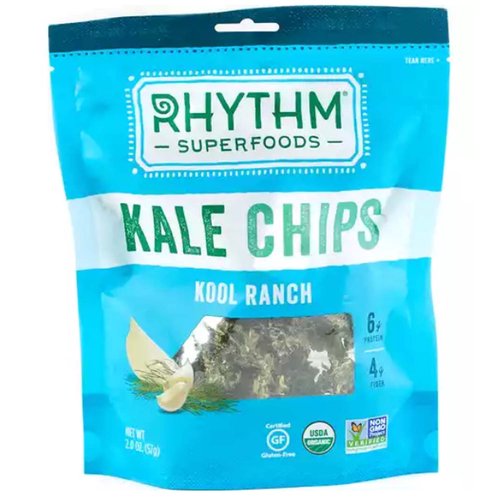 Rhythm Superfoods Kale Chips, Kool Ranch