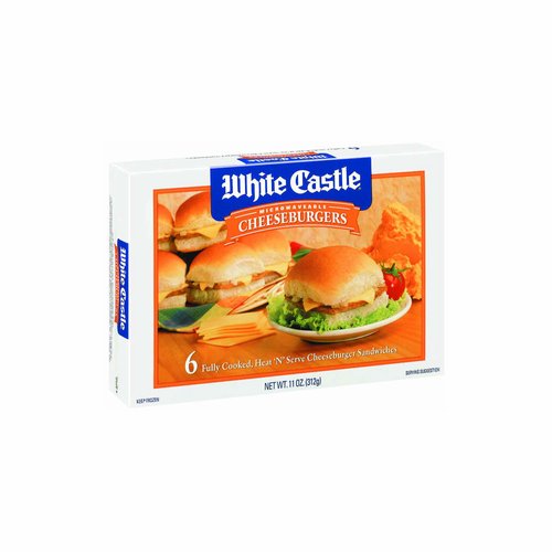 White Castle Cheese Sliders Cheeseburgers