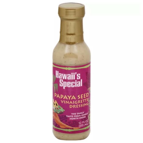 Hawaii's Special Papaya Seed Vinaigrette Dressing