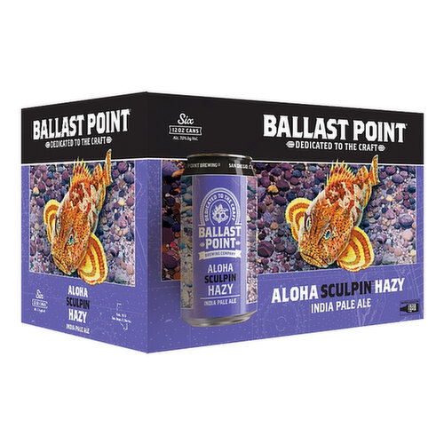 Ballast Point Aloha Sculpin Hazy IPA Cans (6-pack)