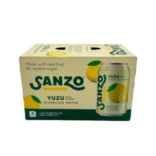 Sanzo Yuzu Sparkling Water (6-pack)