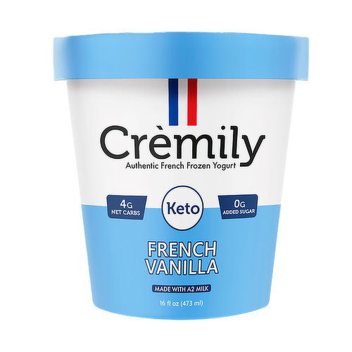 Cremily Vanilla French Frozen Yogurt