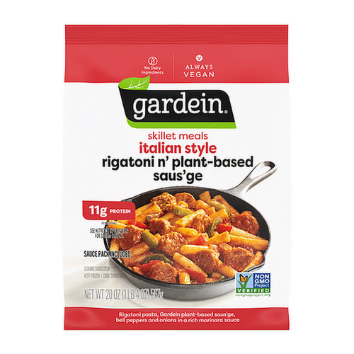 Gardein Skillet Meals ltalian-Style Rigatoni with Meatless Sausage